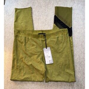 Luukaa Love Womens Green Leggings NWT US Size 8 Cropped